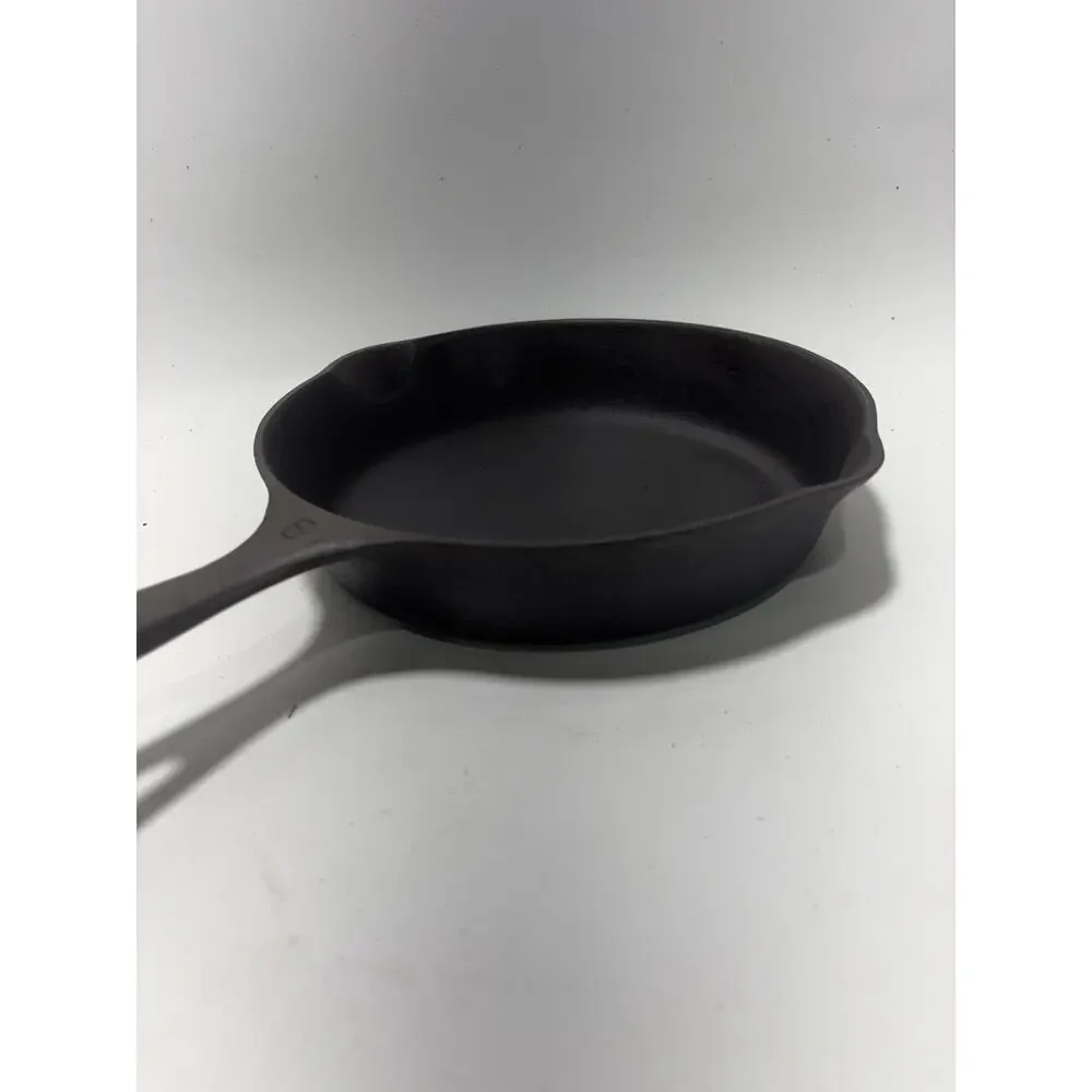 Vintage Wagner Cast Iron Skillet 9 Inch Unmarked Restored USA Pan